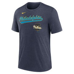 Philadelphia Phillies Nike City Connect Script Tri-Blend T-Shirt - MLB T-shirts