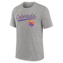 Colorado Rockies Nike City Connect Script Tri-Blend T-Shirt - MLB T-shirts
