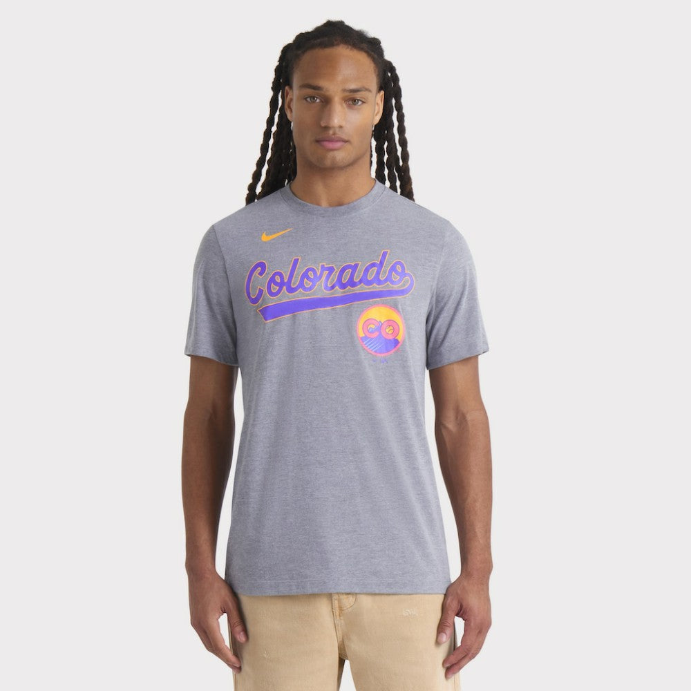 Colorado Rockies Nike City Connect Script Tri-Blend T-Shirt - MLB T-shirts