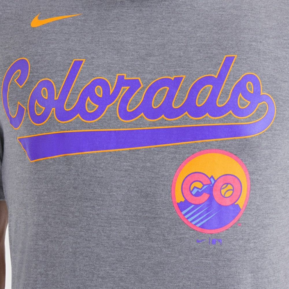 Colorado Rockies Nike City Connect Script Tri-Blend T-Shirt - MLB T-shirts