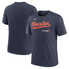 Houston Astros Nike City Connect Script Tri-Blend T-Shirt - MLB T-shirts