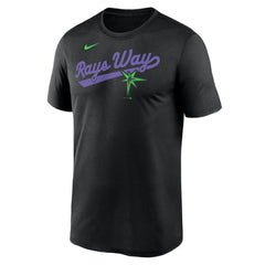 Tampa Bay Rays Nike City Connect Team Phrase Script Legend Performance T-Shirt - MLB T-shirts