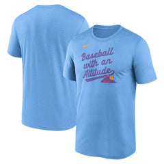 Colorado Rockies Nike 2025 City Connect Team Phrase Legend Performance T-Shirt - MLB T-shirts
