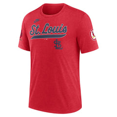 St. Louis Cardinals Nike Cooperstown Collection Eras Tri-Blend T-Shirt - MLB T-shirts