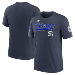 Chicago White Sox Nike Cooperstown Collection Eras Tri-Blend T-Shirt - MLB T-shirts