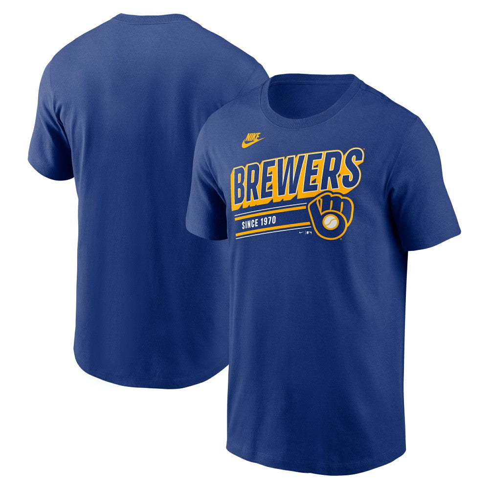 Milwaukee Brewers Nike Cooperstown Collection Retro T-Shirt - MLB T-shirts