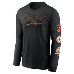 Baltimore Orioles Nike Cooperstown Collection Knockout Long Sleeve T-Shirt - MLB T-shirts