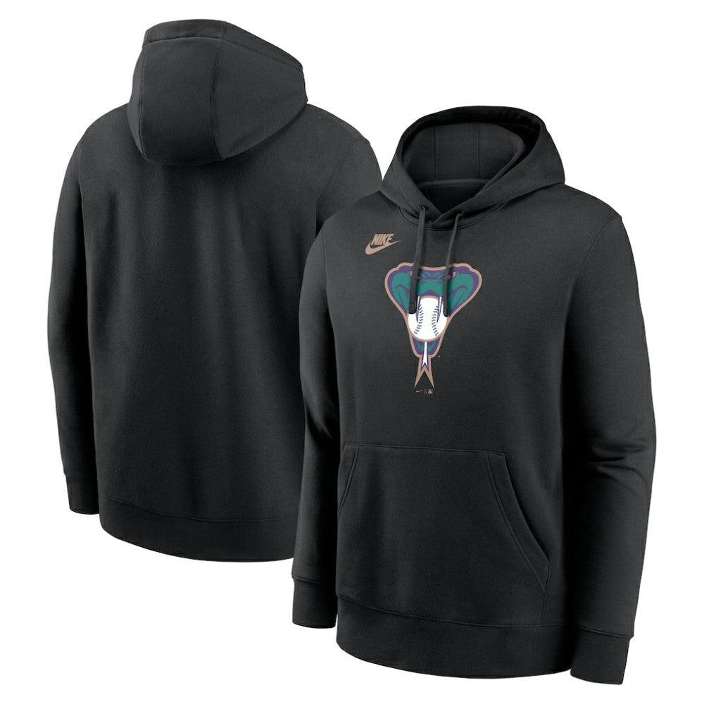 Arizona Diamondbacks Nike Cooperstown Collection Logo Club Hoodie - MLB Hoodies