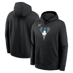 Arizona Diamondbacks Nike Cooperstown Collection Logo Club Hoodie - MLB Hoodies