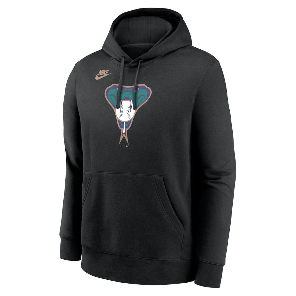 Arizona Diamondbacks Nike Cooperstown Collection Logo Club Hoodie - MLB Hoodies