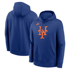 New York Mets Nike Cooperstown Collection Logo Club Hoodie - MLB Hoodies