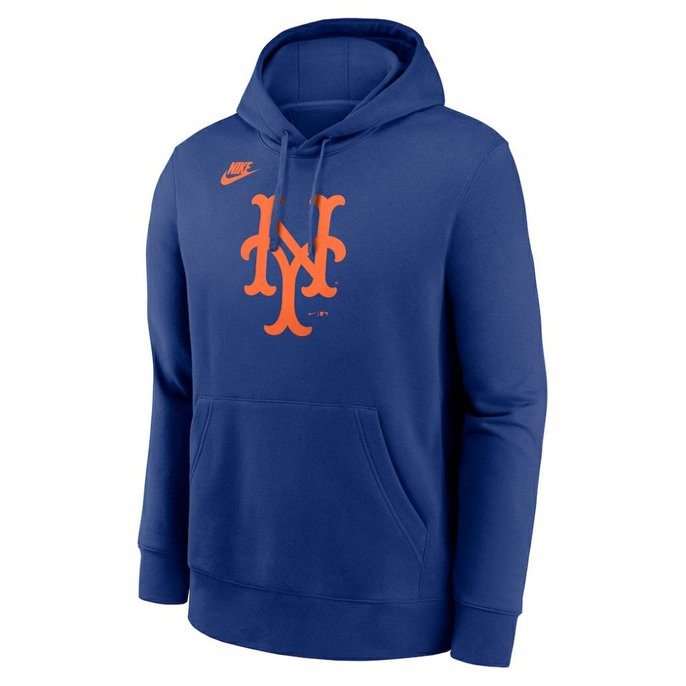 New York Mets Nike Cooperstown Collection Logo Club Hoodie - MLB Hoodies