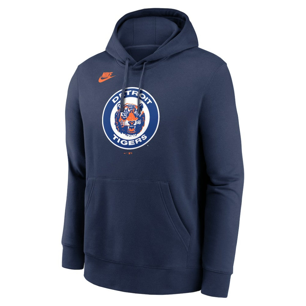 Detroit Tigers Nike Cooperstown Collection Logo Club Hoodie - MLB Hoodies