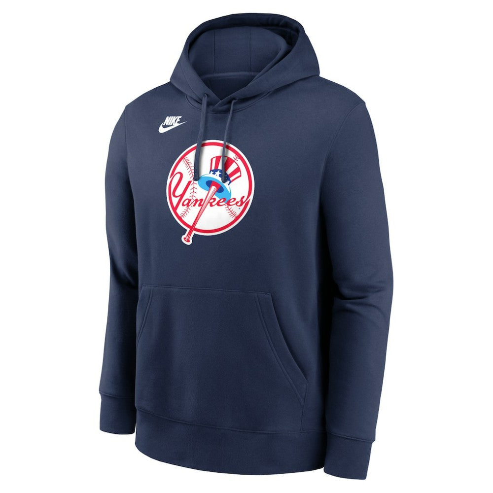 New York Yankees Nike Cooperstown Collection Logo Club Hoodie - MLB Hoodies