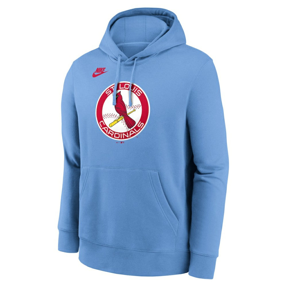 St. Louis Cardinals Nike Cooperstown Collection Logo Club Hoodie - MLB Hoodies
