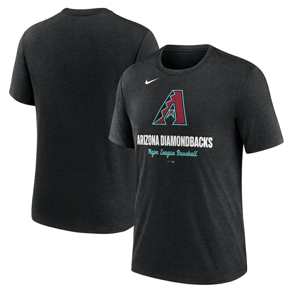 Arizona Diamondbacks Nike Logo Tri-Blend T-Shirt - MLB T-shirts