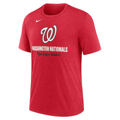 Washington Nationals Nike Logo Tri-Blend T-Shirt - MLB T-shirts
