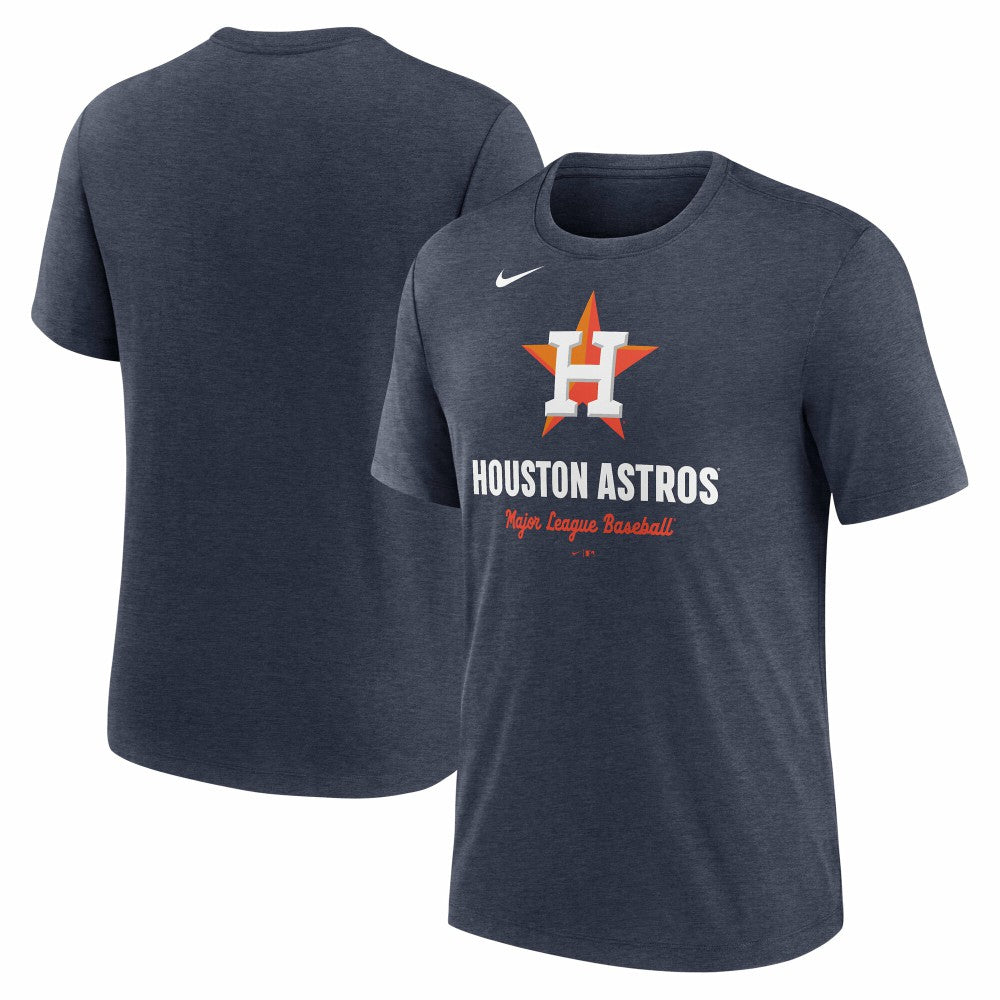 Houston Astros Nike Logo Tri-Blend T-Shirt - MLB T-shirts