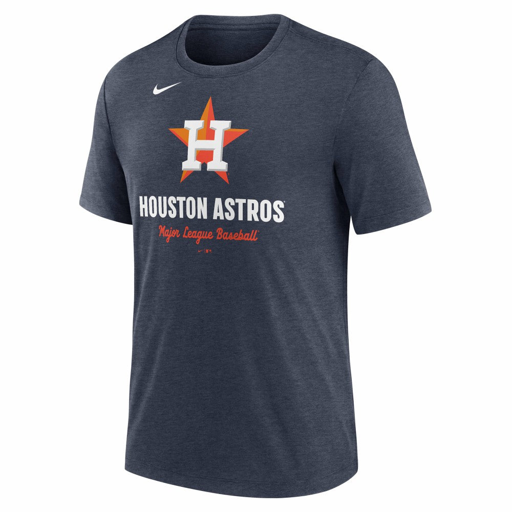 Houston Astros Nike Logo Tri-Blend T-Shirt - MLB T-shirts