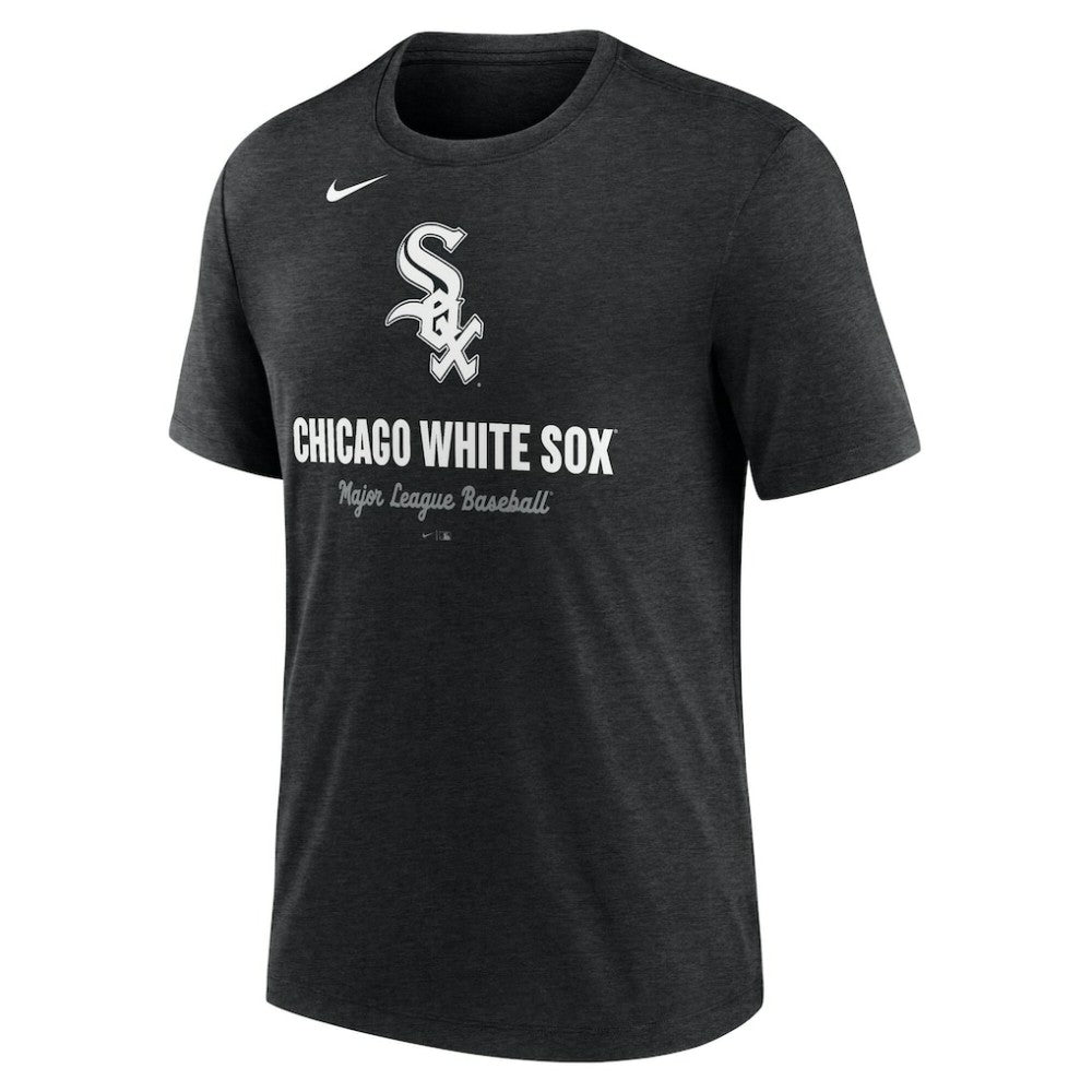 Chicago White Sox Nike Logo Tri-Blend T-Shirt - MLB T-shirts