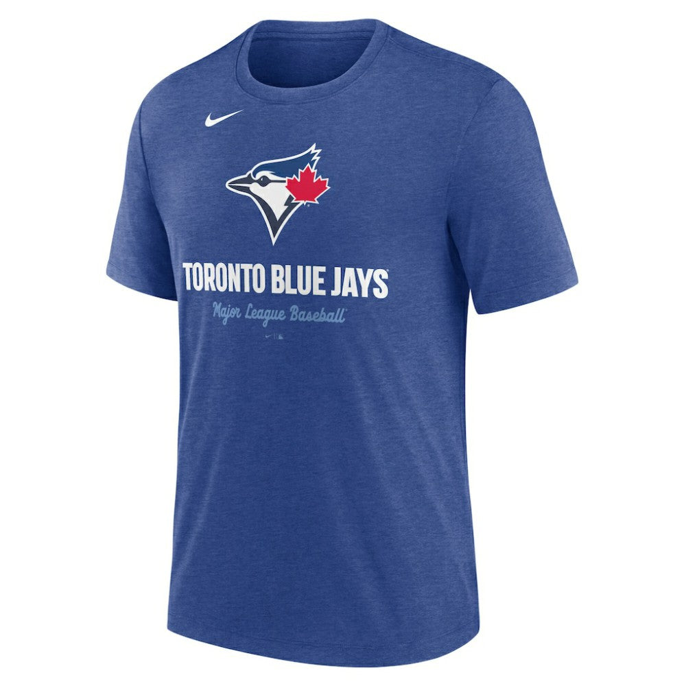 Toronto Blue Jays Nike Logo Tri-Blend T-Shirt - MLB T-shirts