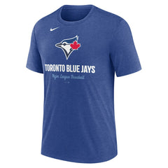 Toronto Blue Jays Nike Logo Tri-Blend T-Shirt - MLB T-shirts