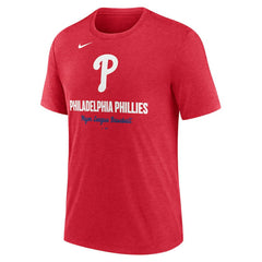 Philadelphia Phillies Nike Logo Tri-Blend T-Shirt - MLB T-shirts