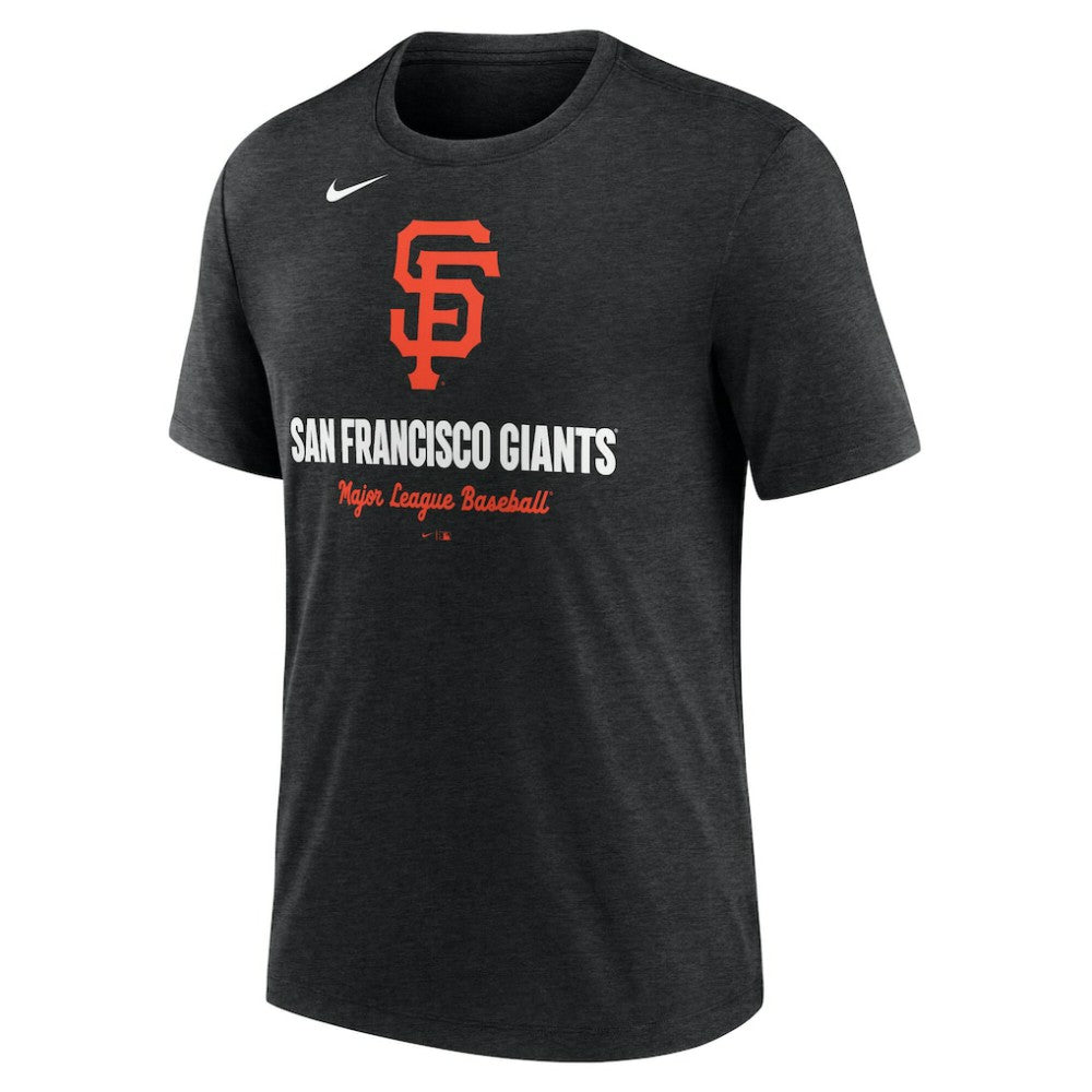 San Francisco Giants Nike Logo Tri-Blend T-Shirt - MLB T-shirts