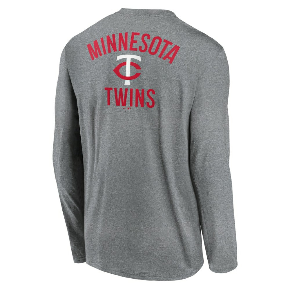Minnesota Twins Nike 2-Hit Legend Dri-FIT Long Sleeve T-Shirt - MLB T-shirts