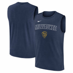 Milwaukee Brewers Nike Knockout Dri-FIT Muscle Tank Top - MLB Tanks