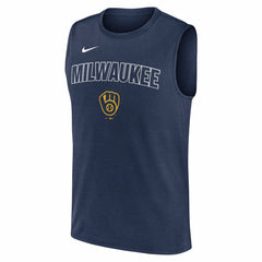 Milwaukee Brewers Nike Knockout Dri-FIT Muscle Tank Top - MLB Tanks