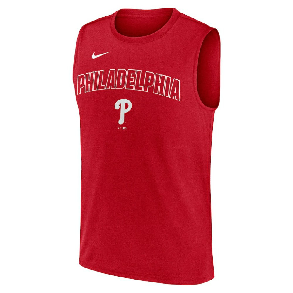 Philadelphia Phillies Nike Knockout Dri-FIT Muscle Tank Top - MLB Tanks