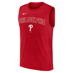 Philadelphia Phillies Nike Knockout Dri-FIT Muscle Tank Top - MLB Tanks