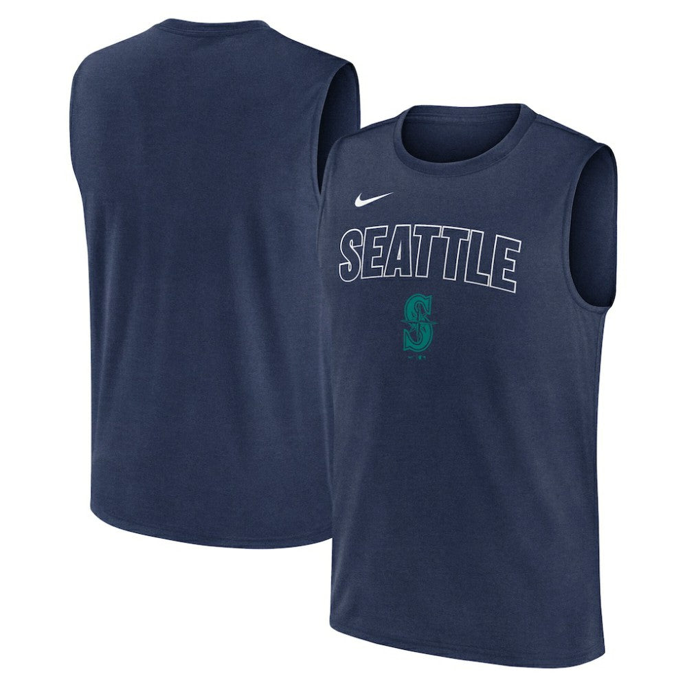 Seattle Mariners Nike Knockout Dri-FIT Muscle Tank Top - MLB Tanks