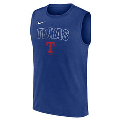 Texas Rangers Nike Knockout Dri-FIT Muscle Tank Top - MLB Tanks