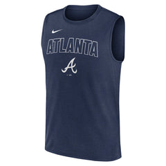 Atlanta Braves Nike Knockout Dri-FIT Muscle Tank Top - MLB Tanks