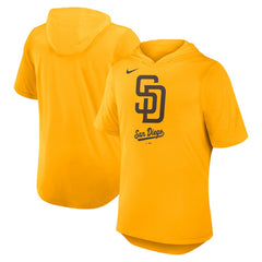 San Diego Padres Nike Tri-Blend Hoodie T-Shirt - MLB Hoodies