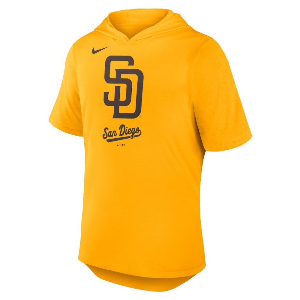 San Diego Padres Nike Tri-Blend Hoodie T-Shirt - MLB Hoodies