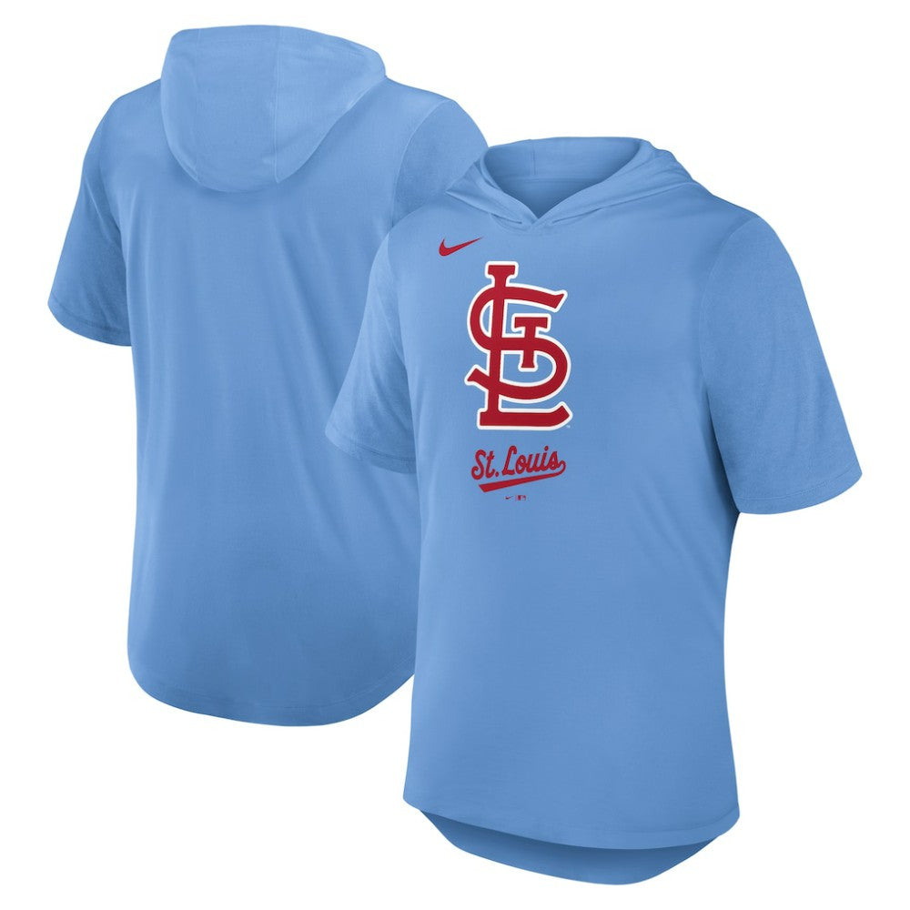 St. Louis Cardinals Nike Tri-Blend Hoodie T-Shirt - MLB Hoodies