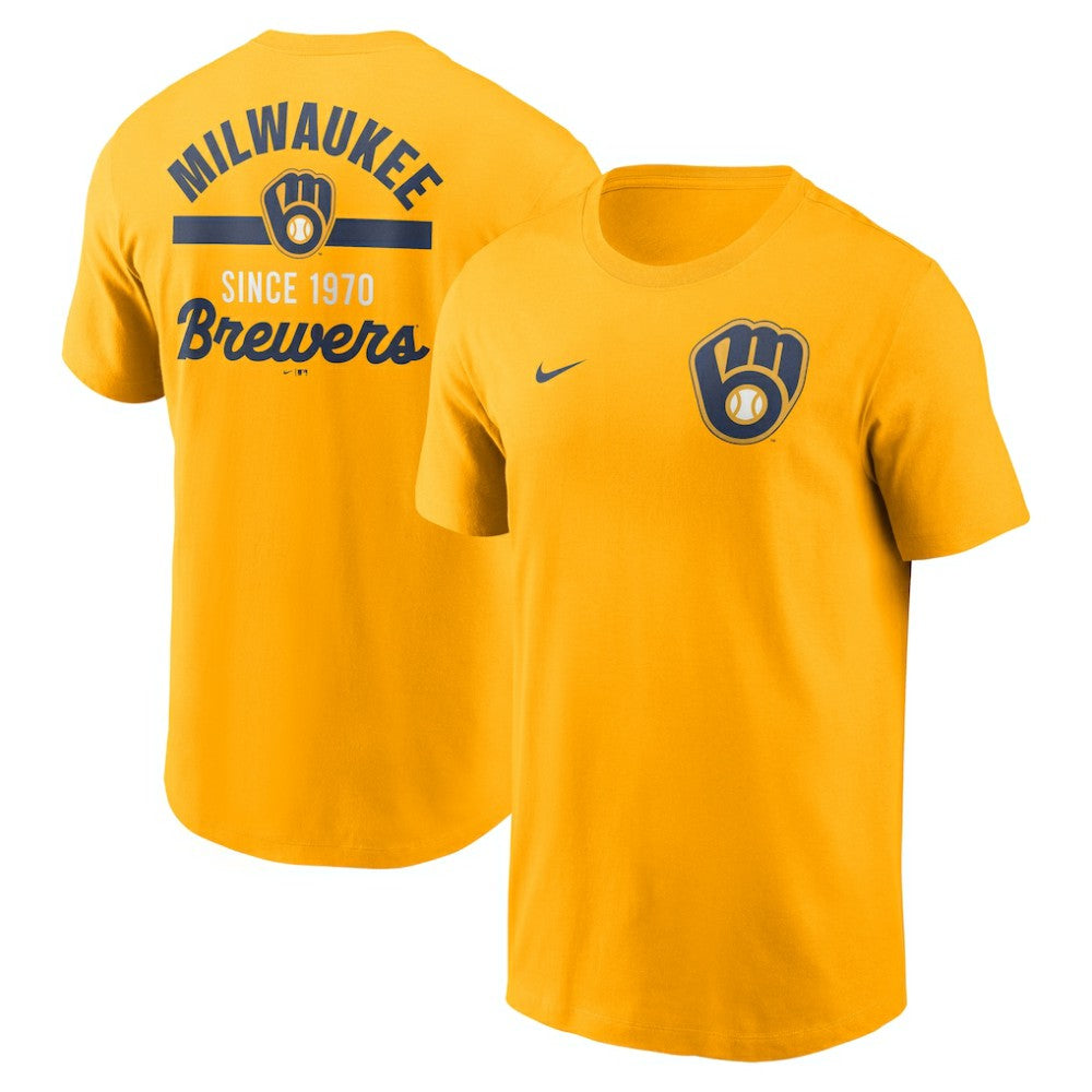 Milwaukee Brewers Nike 2-Hit T-Shirt - MLB T-shirts