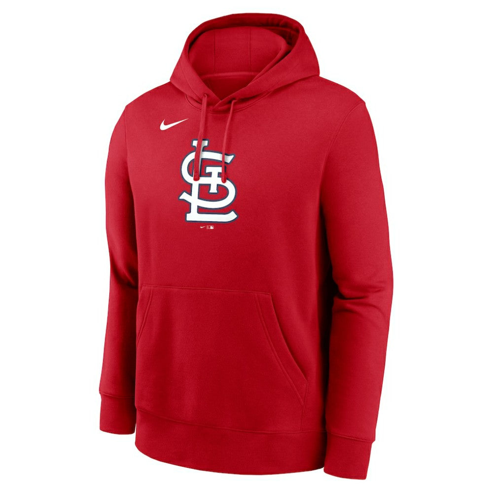 St. Louis Cardinals Nike Logo Club Fleece Hoodie - MLB Hoodies