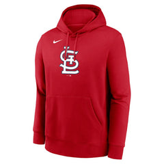 St. Louis Cardinals Nike Logo Club Fleece Hoodie - MLB Hoodies