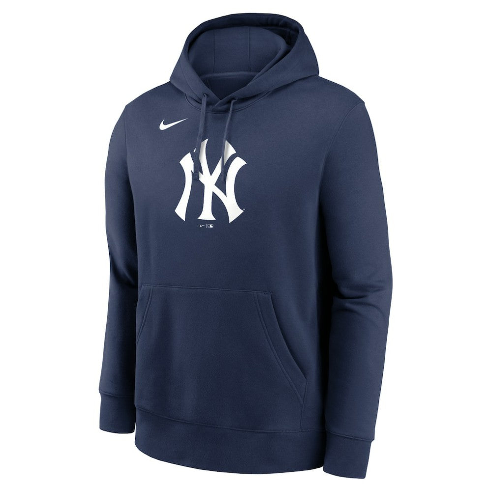 New York Yankees Nike Logo Club Fleece Hoodie - MLB Hoodies