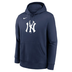 New York Yankees Nike Logo Club Fleece Hoodie - MLB Hoodies