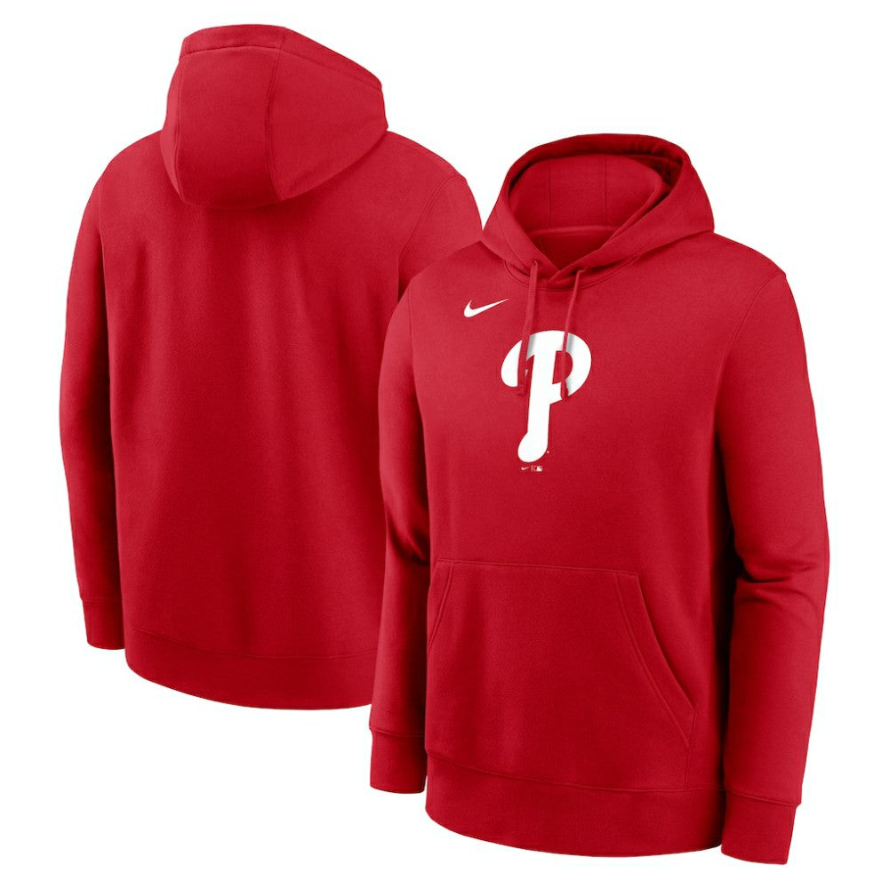 Philadelphia Phillies Nike Logo Club Fleece Hoodie - MLB Hoodies