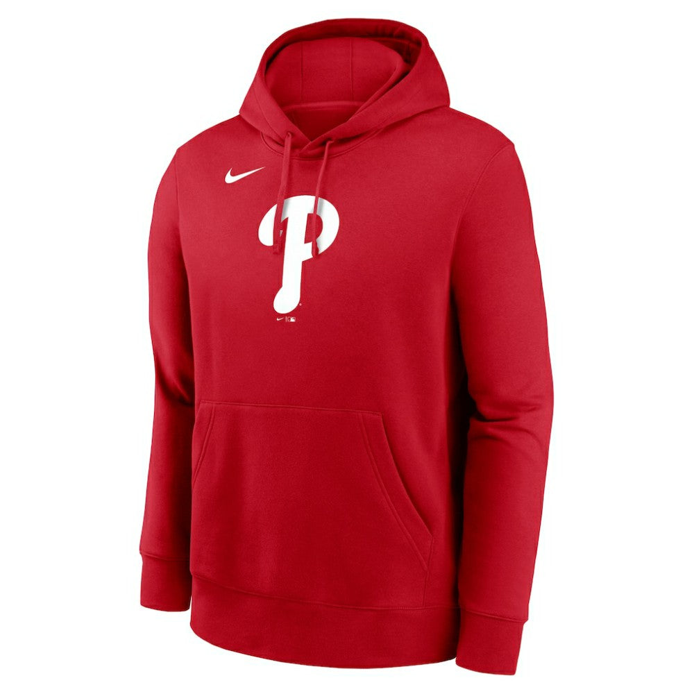 Philadelphia Phillies Nike Logo Club Fleece Hoodie - MLB Hoodies