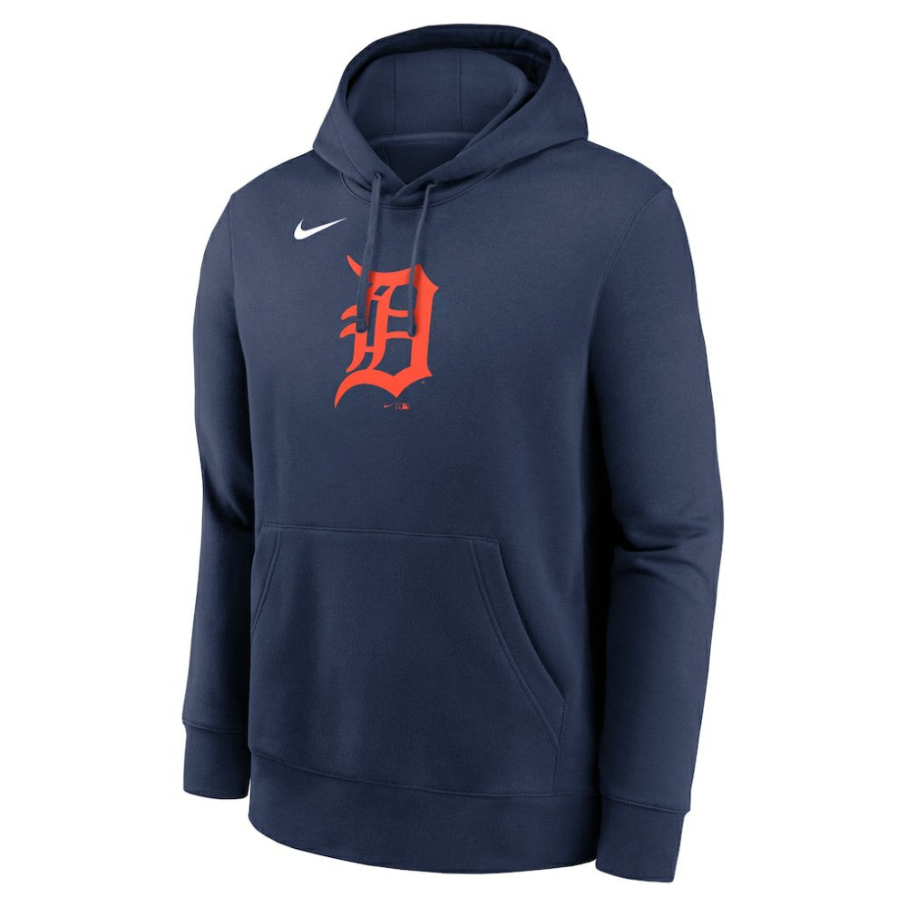 Detroit Tigers Nike Logo Club Fleece Hoodie - MLB Hoodies
