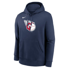 Cleveland Guardians Nike Logo Club Fleece Hoodie - MLB Hoodies