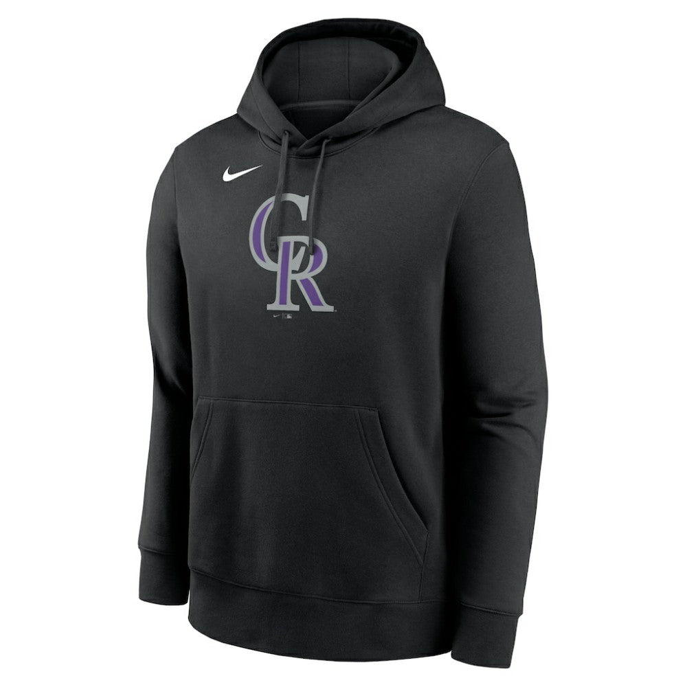 Colorado Rockies Nike Logo Club Fleece Hoodie - MLB Hoodies