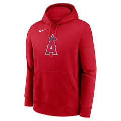 Los Angeles Angels Nike Logo Club Fleece Hoodie - MLB Hoodies